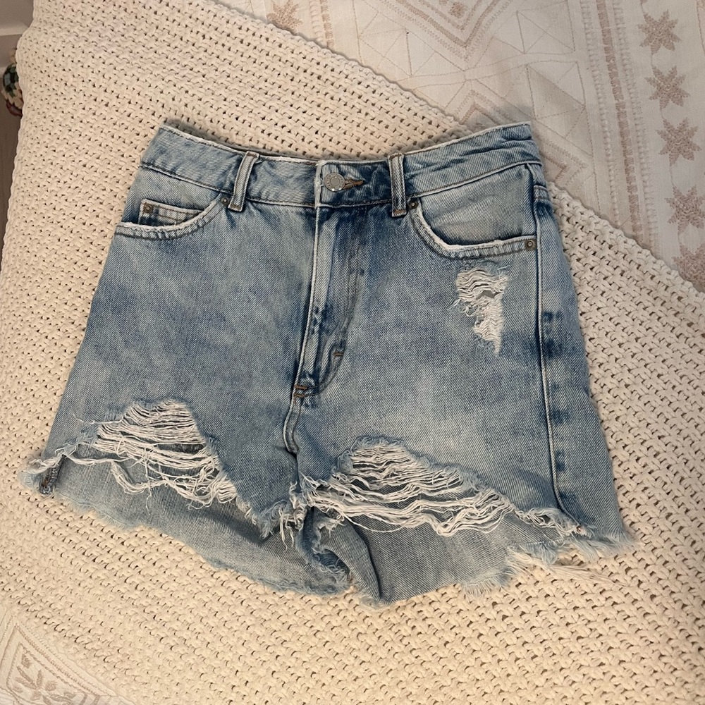 Topshop high waisted shorts